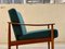 Scandinavian Modern Easy Chair in Teak & Upholstered with Hallingdal by Goldfeder, 1960s, Image 6