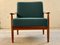 Scandinavian Modern Easy Chair in Teak & Upholstered with Hallingdal by Goldfeder, 1960s, Image 15