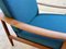 Scandinavian Modern Easy Chair in Teak & Upholstered with Hallingdal by Goldfeder, 1960s, Image 10