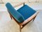 Scandinavian Modern Easy Chair in Teak & Upholstered with Hallingdal by Goldfeder, 1960s 7