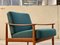 Scandinavian Modern Easy Chair in Teak & Upholstered with Hallingdal by Goldfeder, 1960s 9