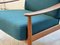 Scandinavian Modern Easy Chair in Teak & Upholstered with Hallingdal by Goldfeder, 1960s, Image 17