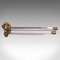 English Mounted Towel Rail in Brass & Glass, 1850s, Image 2