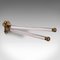 English Mounted Towel Rail in Brass & Glass, 1850s, Image 1