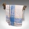 Englischer Handtuchhalter aus Messing & Glas, 1850er 7