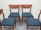 Teak Chairs by Gustav Herkströter for Lübke, 1960s, Set of 4 2