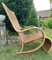 Large Mid-Century Rattan and Wicker Garden Lounge Chairs, 1970s, Set of 2 15