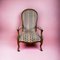 Fauteuil Voltaire Blanc en Noyer, 1860 2