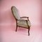 Voltaire Armchair Laying White in Walnut, 1860, Image 3