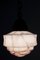Lámpara de techo alemana Art Déco vintage, años 20, Imagen 5