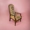 Voltaire Armchair Line with Jute Canvas, 1860s 1