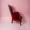 Crimson Red Armchair, 1960s 3