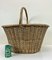 Large French Willow Wicker Basket with Handle, 1960s 14