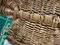 Large French Willow Wicker Basket with Handle, 1960s 8