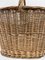 Large French Willow Wicker Basket with Handle, 1960s 10