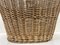 Large French Willow Wicker Basket with Handle, 1960s 4