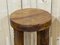 Vintage Indian Teak Stools, 1980s, Set of 2 5