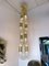 Italian Murano Glass and Brass Chain Chandelier by Aldo Nason for Mazzega, 1970s, Image 8