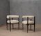 Mid-Century Austrian Upholstered Maple and Brass Armchairs, 1960, Set of 2 7