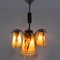 Art Deco Hanging Lamp with 3 Glass Shades, 1930s 23