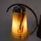 Lampe à Suspension Art Déco avec 3 Abat-jours en Verre, 1930s 17
