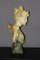 Madrassi, Jugendstil Skulptur einer neugierigen jungen Frau, Ende 19. oder Anfang 21. Jh., Gips 6