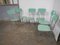 Grüne Resopal Stühle, 1960er, 6 . Set 2