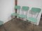 Grüne Resopal Stühle, 1960er, 6 . Set 12