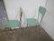 Green Formica Chairs, 1960s, Set of 2 2