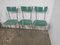 Green Formica Chairs, 1960s, Set of 6, Image 10