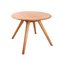 Small Danish Style Round Coffee Table in Light Oak by Borge Mogensen, 1950s, Image 1