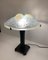 Vintage Art Deco Opaleszierende Lampe von Avesn France, 1925 15