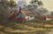 Artista inglés, Escenas de campo, Década de 1800, Acuarelas, Enmarcado, Juego de 2, Imagen 2