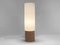 Teak Wall Sconce in Teak Wood with Opac Glass Shade, Sweden, 1960s 3