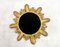 Mid-Century Gilded Wooden Sun Mirror, 1960s 6