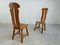 Brutalist Dining Chairs attributed to Depuydt, 1960s, Set of 5 5