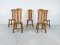 Brutalist Dining Chairs attributed to Depuydt, 1960s, Set of 5 1