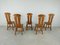 Brutalist Dining Chairs attributed to Depuydt, 1960s, Set of 5 4