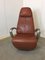 Leather and Metal Lounge Chair 3