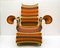 African Metal and Polyethylene Lounge Chair, 2000s 4