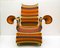 African Metal and Polyethylene Lounge Chair, 2000s, Image 4