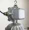 Large Industrial Cast Aluminium Cage Pendant Light, 1970s 11