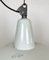 Large Industrial Grey Enamel Factory Pendant Lamp from Zaos, 1960s 3