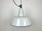 Large Industrial Grey Enamel Factory Pendant Lamp from Zaos, 1960s 2