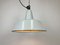 Large Industrial Grey Enamel Factory Pendant Lamp from Zaos, 1960s 16