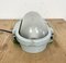 Industrial Cast Aluminium Wall Light with Milk Glass from Elektrosvit, 1970s, Image 6