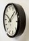 Large Industrial Bakelite Factory Wall Clock from Pragotron, 1960s, Image 5