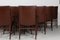 Conference Chairs in Rosewood & Leather by Kai Lyngfeldt Larsen for Søren Wiladsen, Denmark, 1960s, Set of 14 7