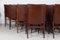 Conference Chairs in Rosewood & Leather by Kai Lyngfeldt Larsen for Søren Wiladsen, Denmark, 1960s, Set of 14, Image 10