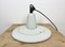 Industrial White Enamel Factory Pendant Lamp, 1960s 12